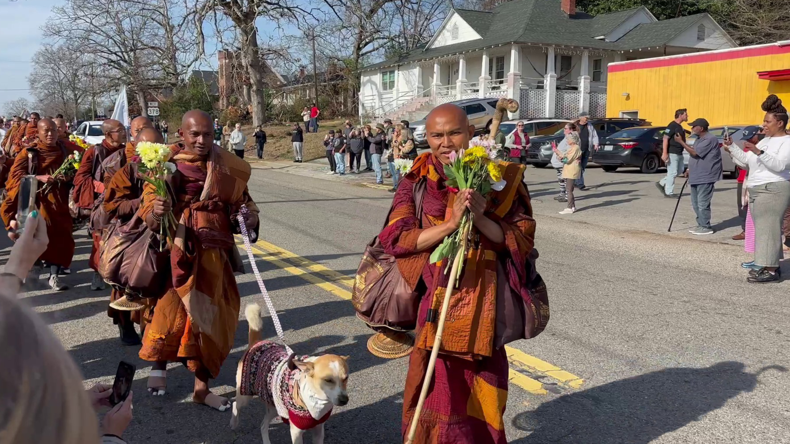 Buddhist Monks’ Walk for Peace Heads to North Carolina